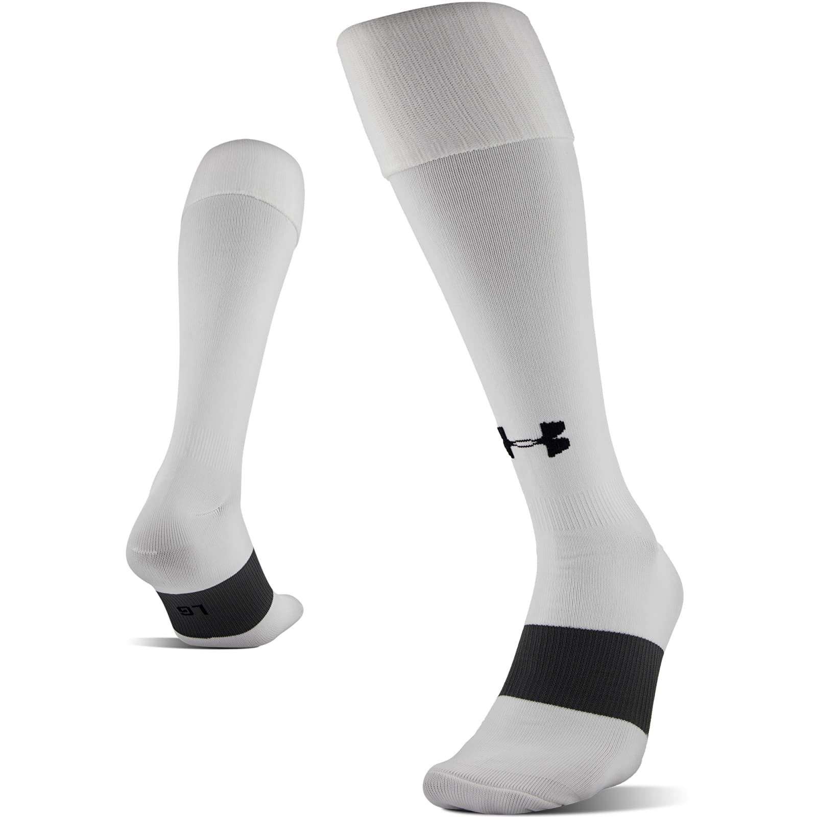 Socks Under Armour Soccer Solid Otc White/ Black