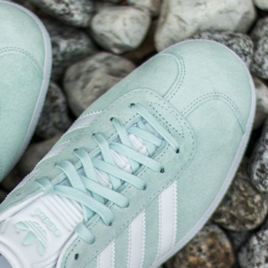 adidas gazelle silver green womens adidas Originals main image 0