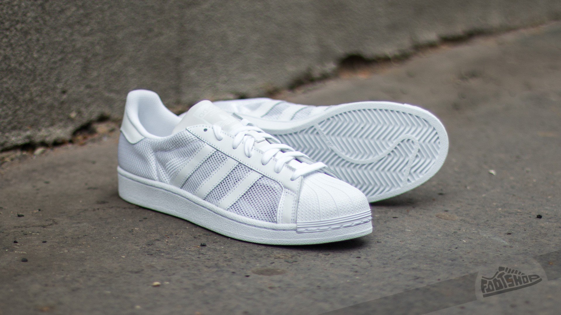 Scarpe uomo adidas Superstar Ftw White/ Ftw White/ Ftw White