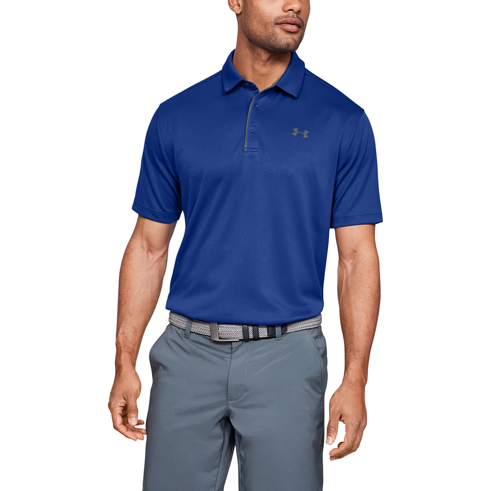 Футболки Under Armour Tech Polo Royal/ Graphite/ Graphite