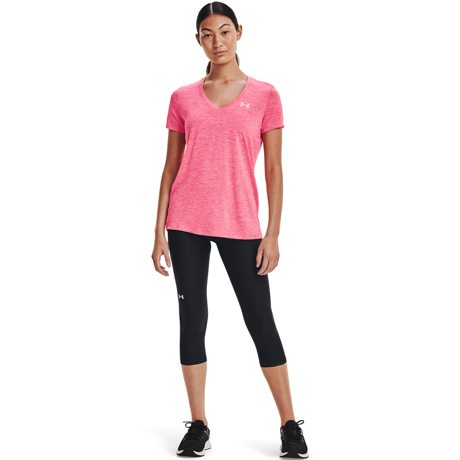 Tricou Under Armour Tech Ssv - Twist Pink - 1 | YEO