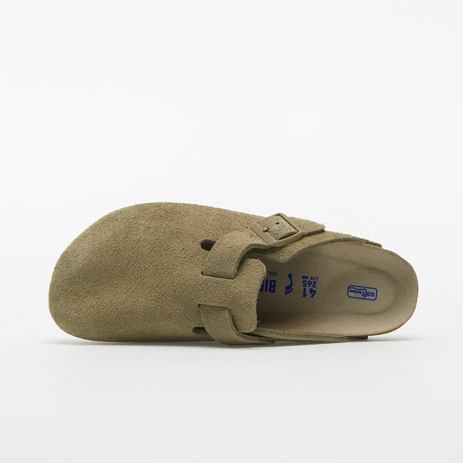 Мъжки кецове и обувки Birkenstock Boston Birko-Flor Soft Faded Khaki