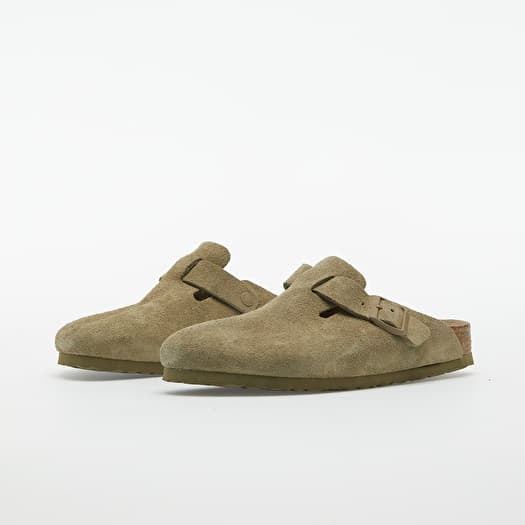Men's shoes Birkenstock Boston Birko-Flor Soft Faded Khaki