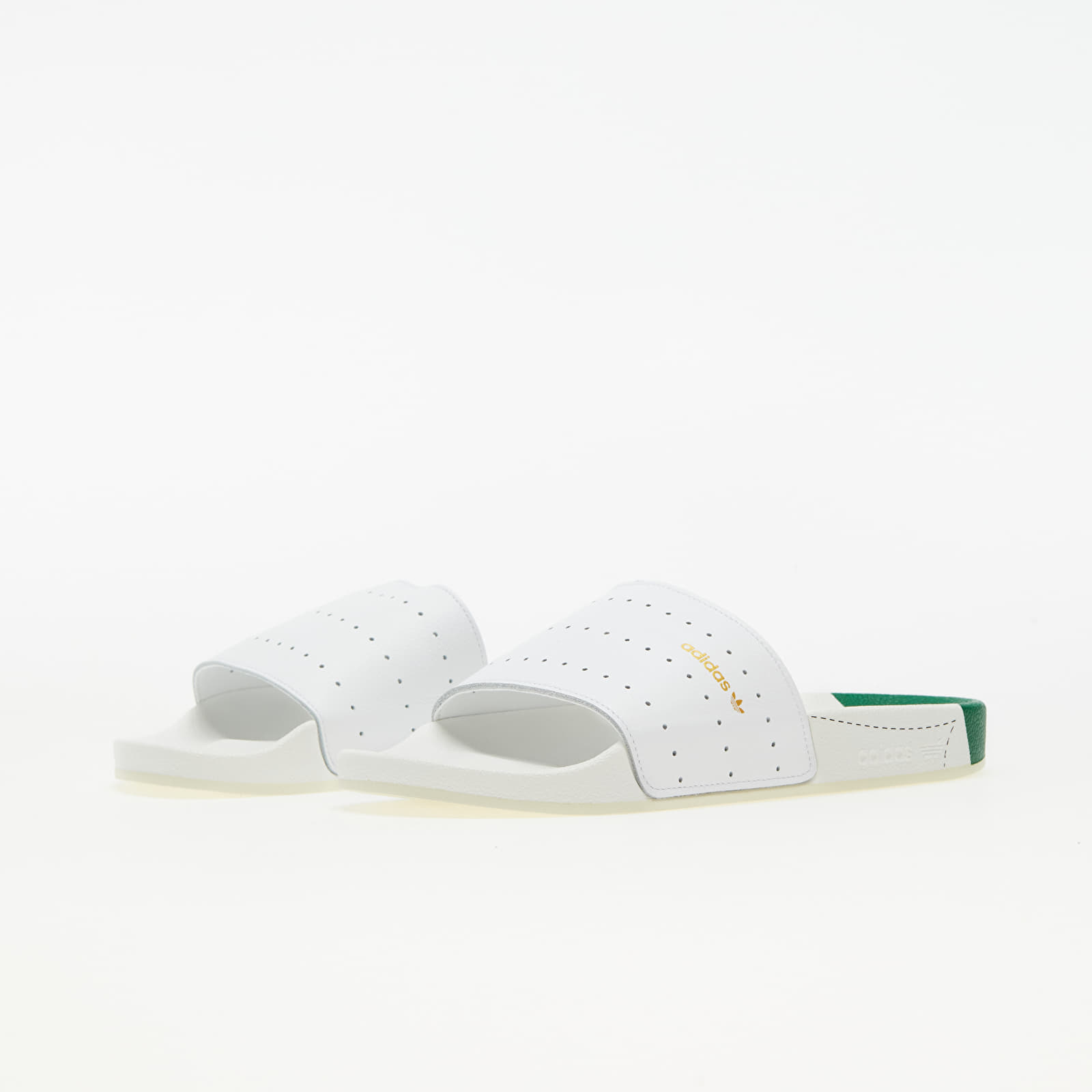 Vīriešu apavi adidas Adilette Ftw White/ Green/ Ftw White