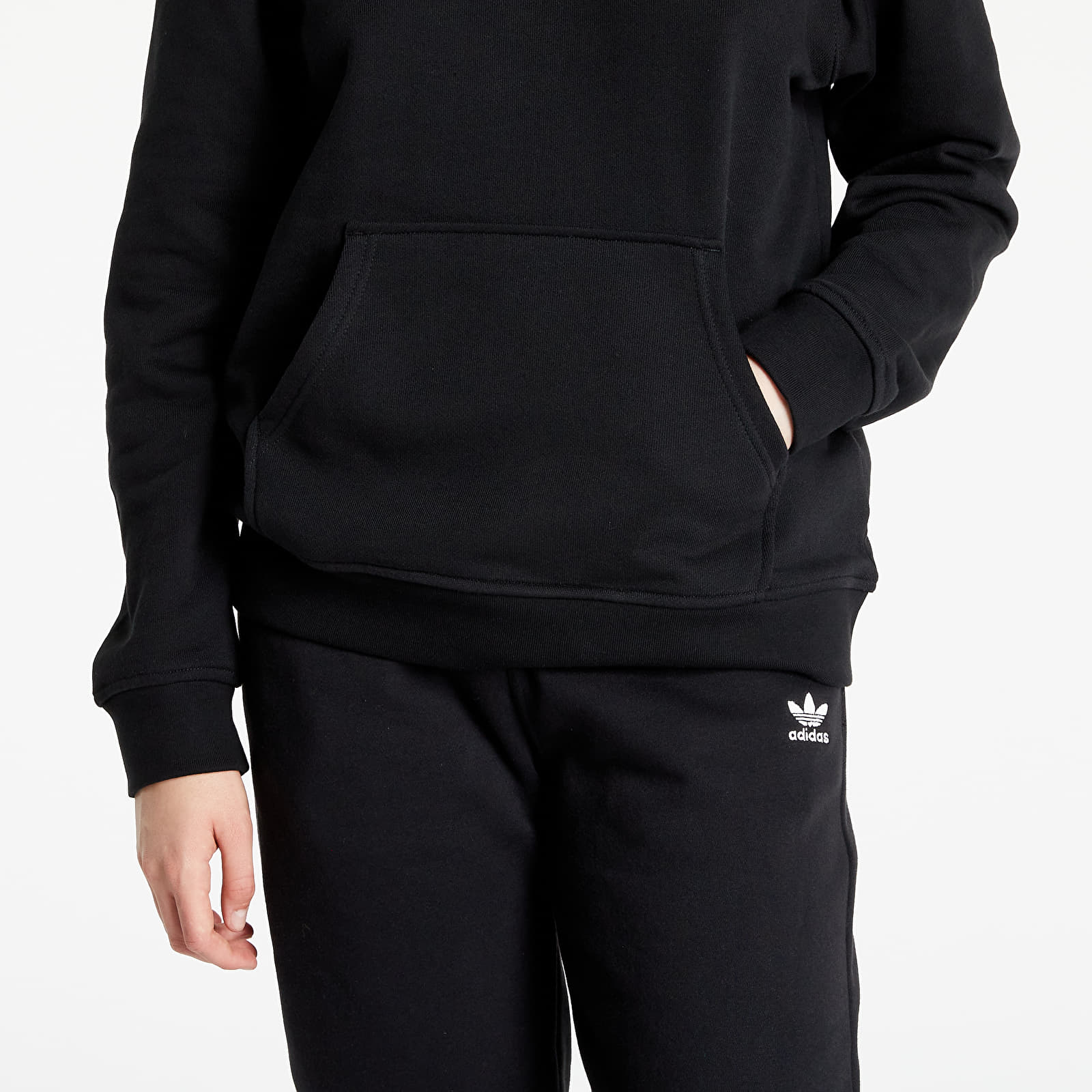 Hanorace adidas Adicolor Essentials Hoodie Black