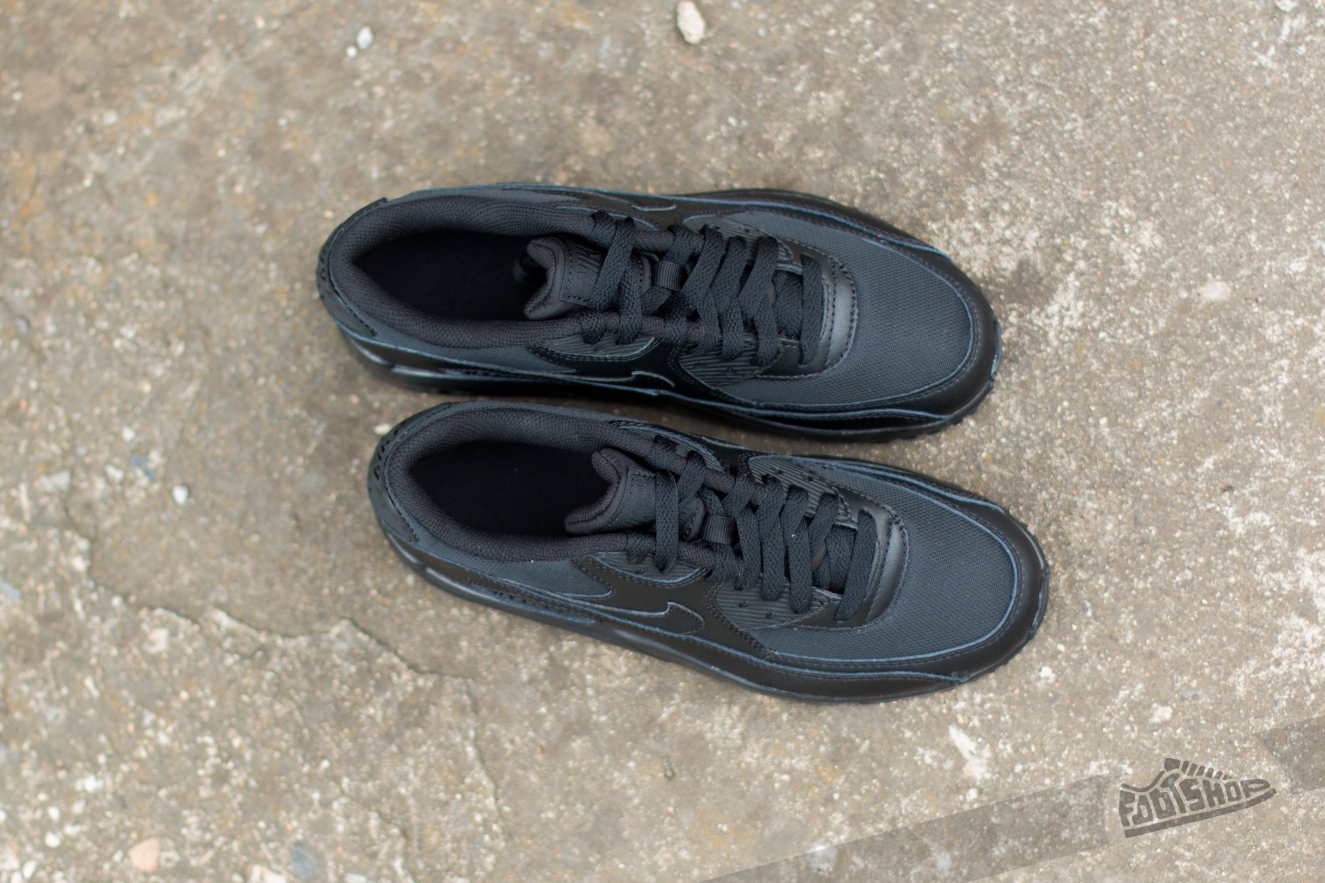 Women's shoes Nike Air Max 90 Mesh (GS) Black/ Black