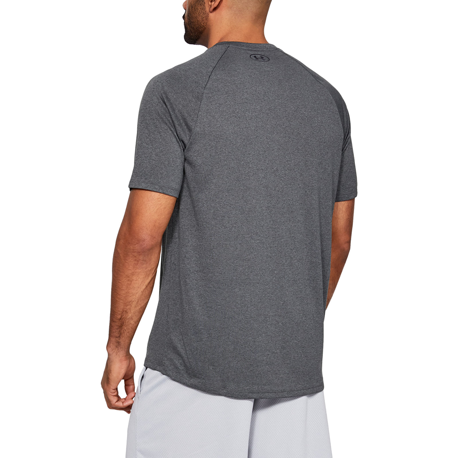 Pólók Under Armour Tech 2.0 SS Tee Carbon Heather/ Black