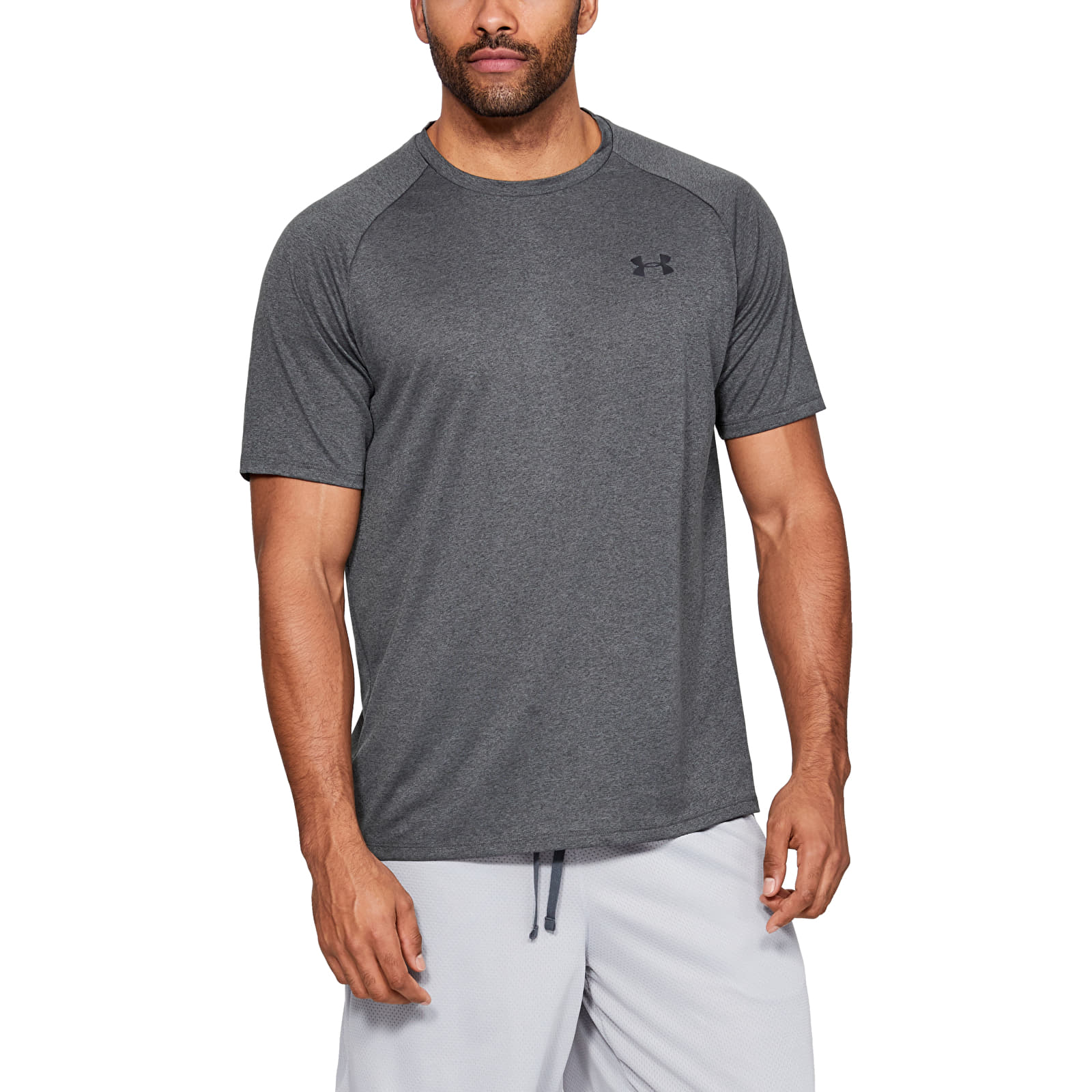 T-shirts Under Armour Tech 2.0 SS Tee Carbon Heather/ Black