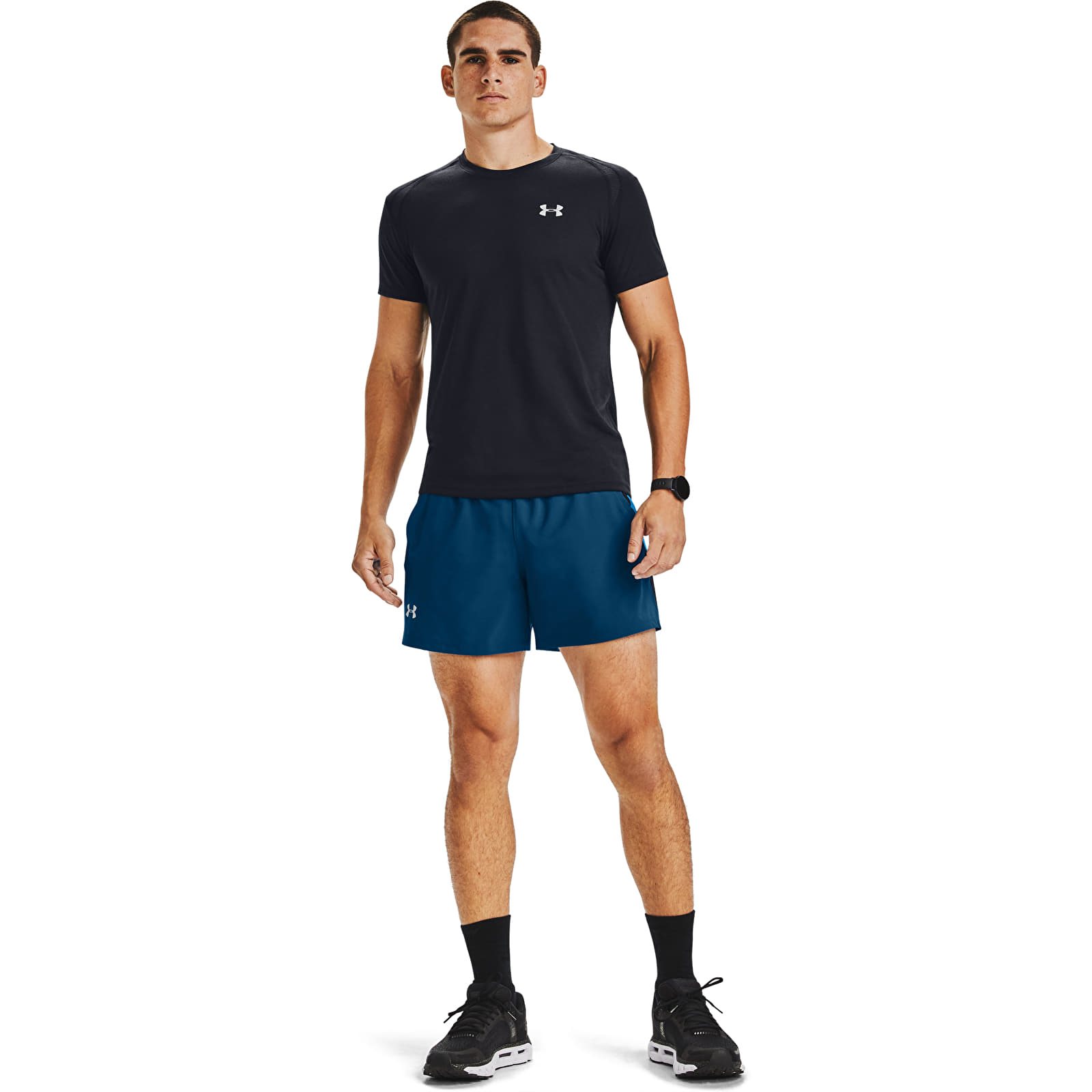 Pantalones cortos Under Armour Launch Sw 5'' Shorts Blue