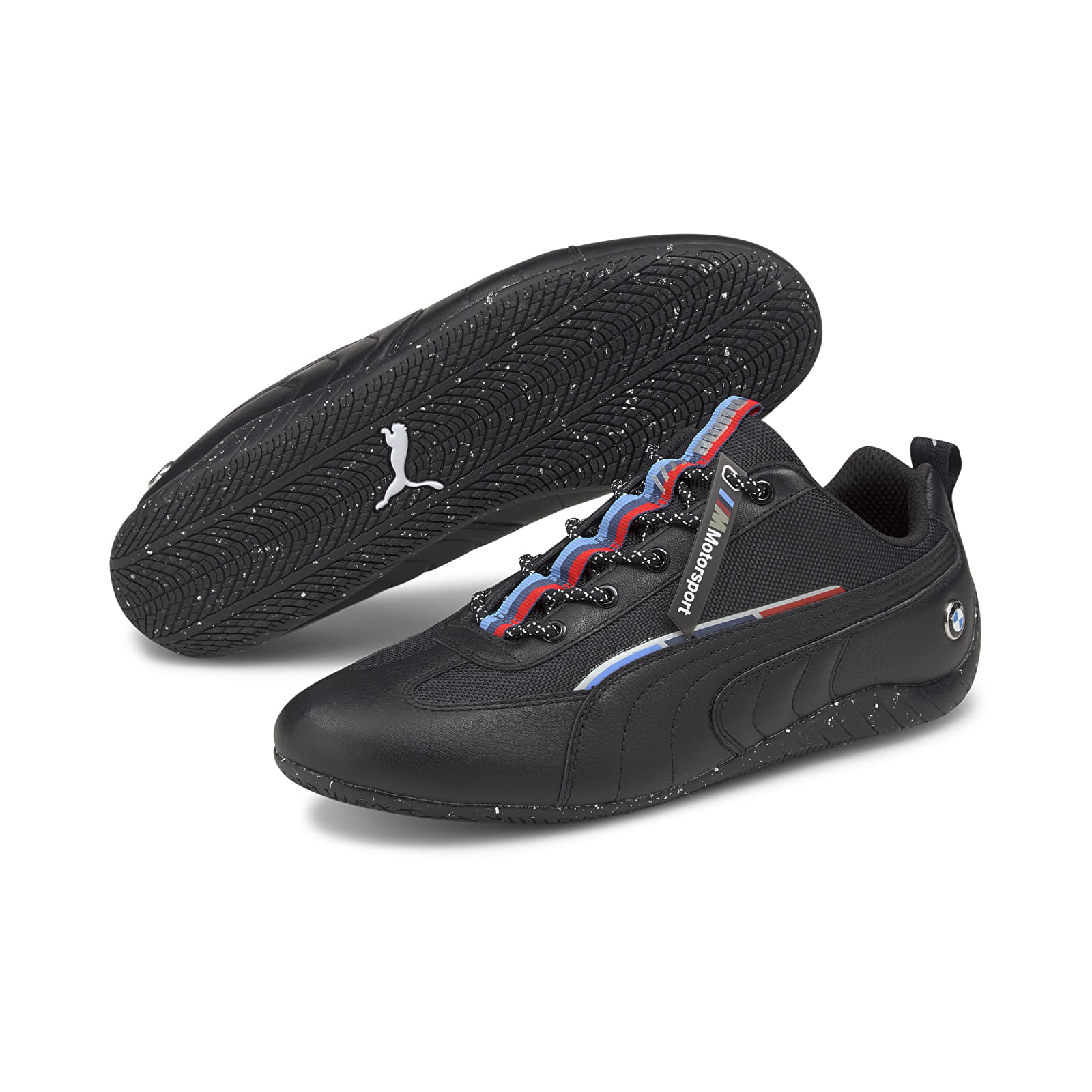 Încălțăminte și sneakerși pentru bărbați Puma BMW MMS Speedcat Black-Black-Black