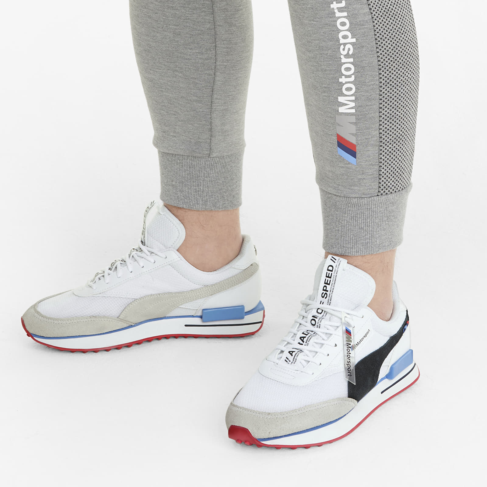Zapatillas Hombre Puma BMW MMS Future Rider P White-P Black-HighRisk Red