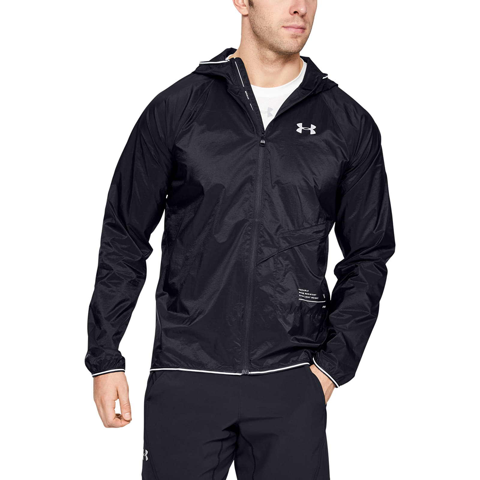 Jacken Under Armour Qualifier Storm Packable Jacket Black