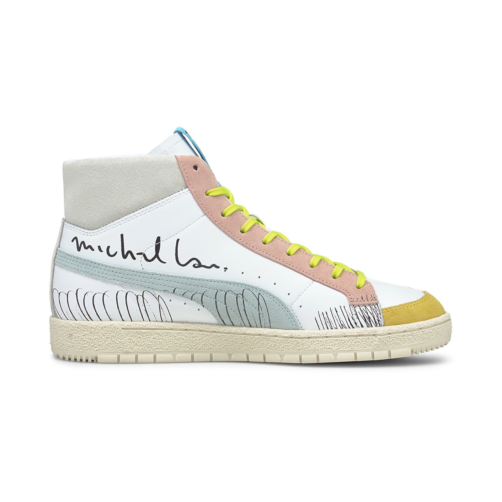 Buty męskie Puma Ralph Sampson 70 Michael Lau Puma White-Blue Glow