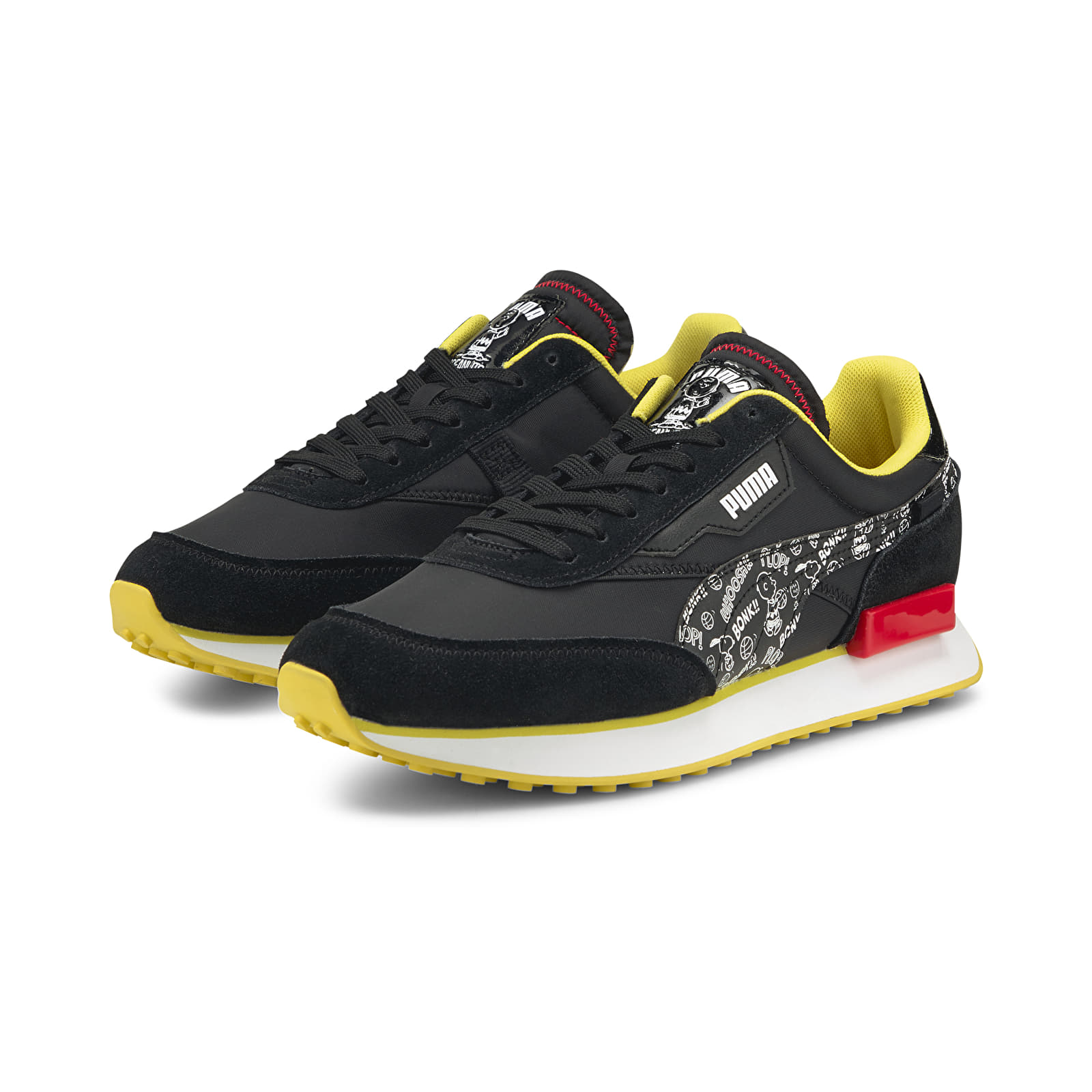Scarpe uomo Puma Future Rider Peanuts Puma Black-Puma White