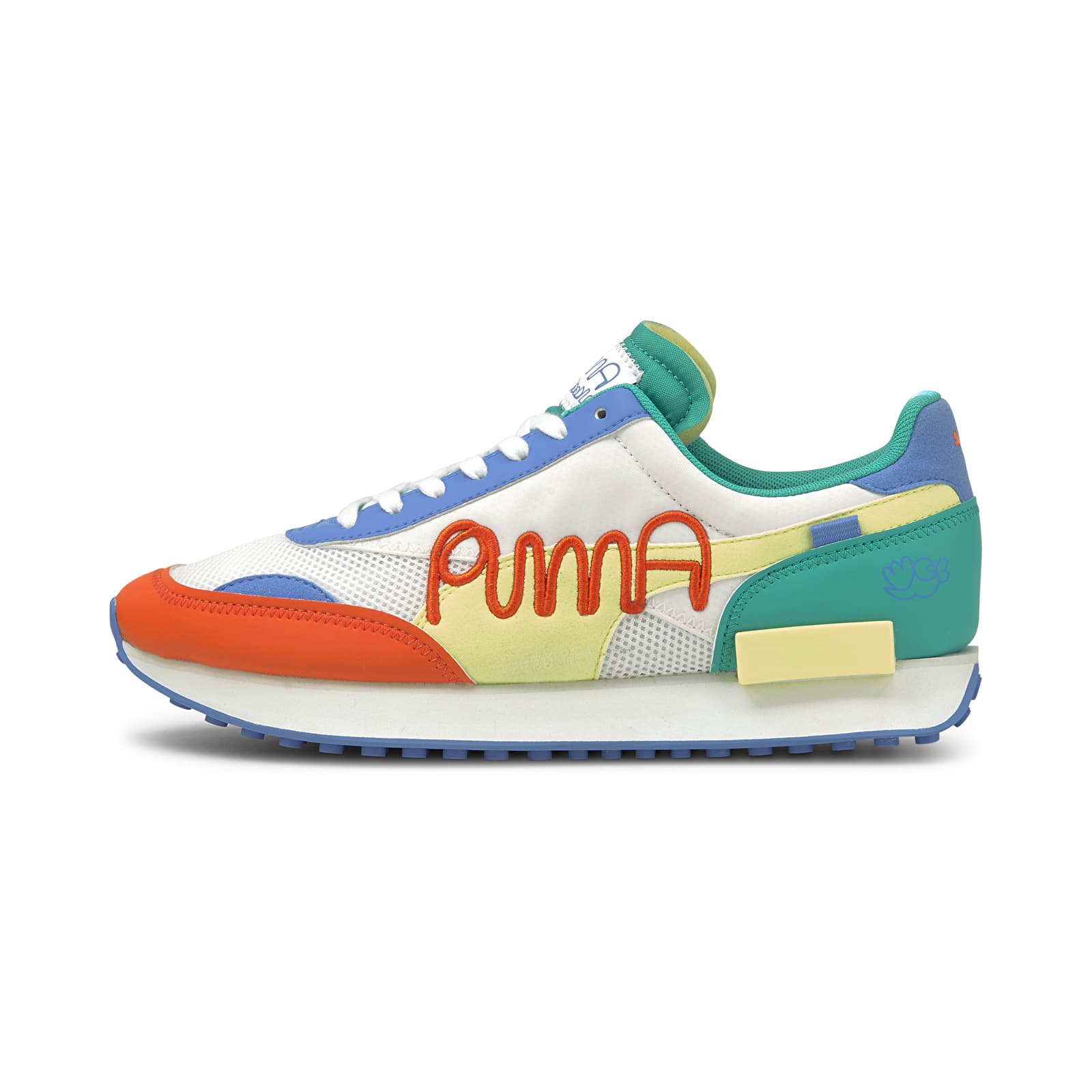 Men's shoes Puma Future Rider Mr Doodle Puma White-Yellow Pear