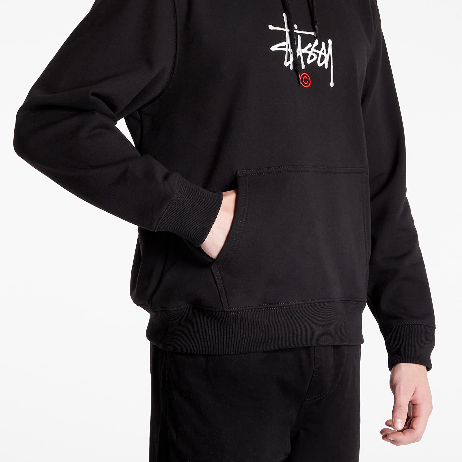 Stussy copyright shop applique hoodie