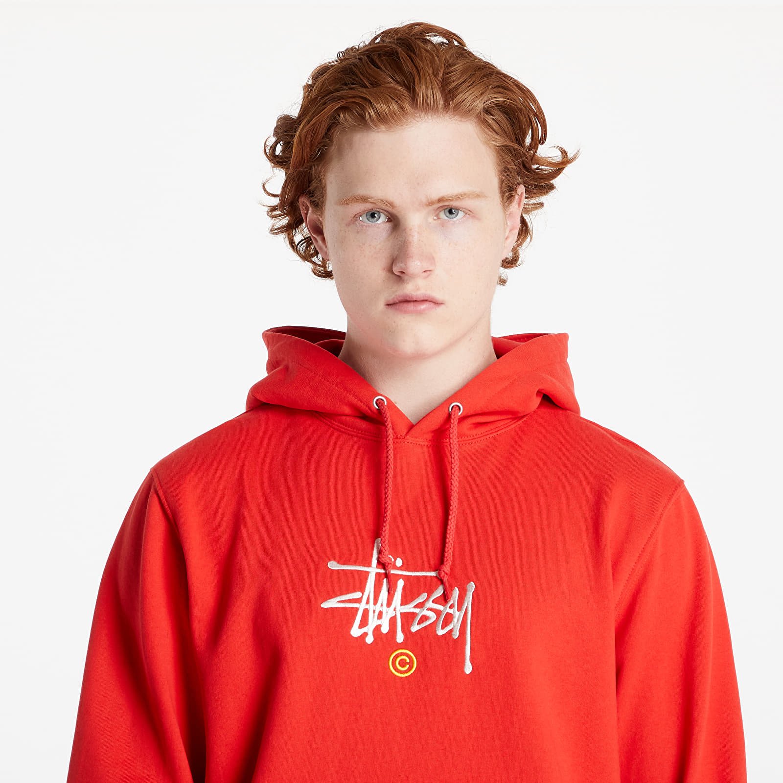 Felpa stussy rossa online