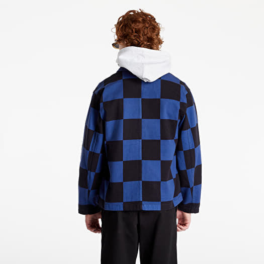 Stüssy Big Ol' Check Chore Coat Navy | Footshop Stüssy Big Ol' Check Chore Coat Navy | Footshop