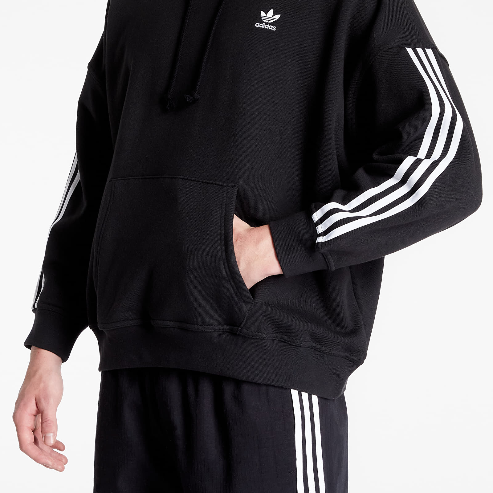 Sudaderas adidas Adicolor Classics Oversize Hoodie Black