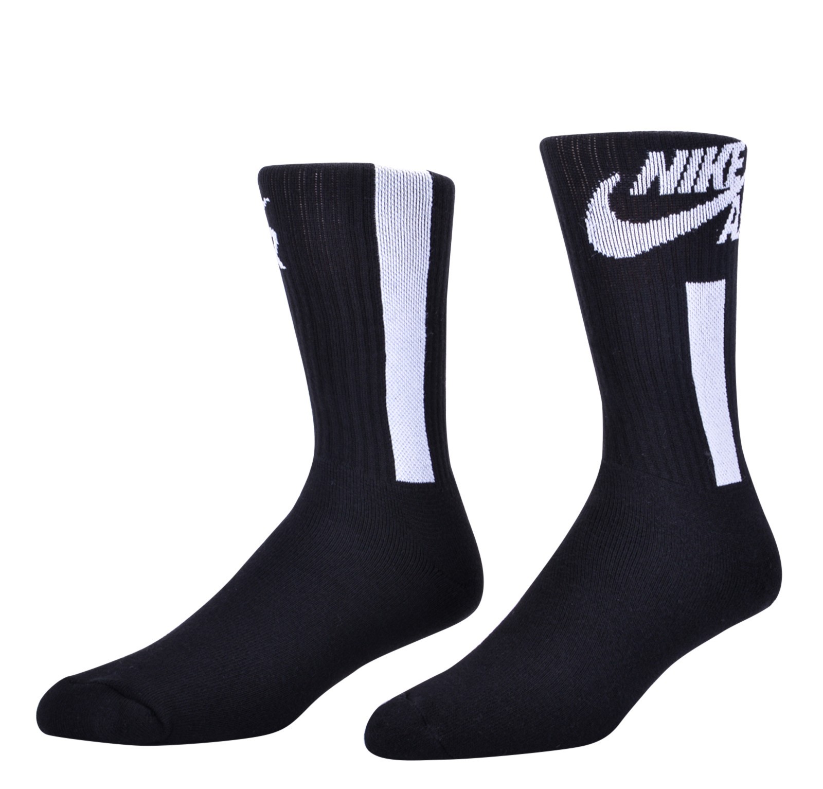Ponožky Nike Mens Air Crew Socks Black/ White