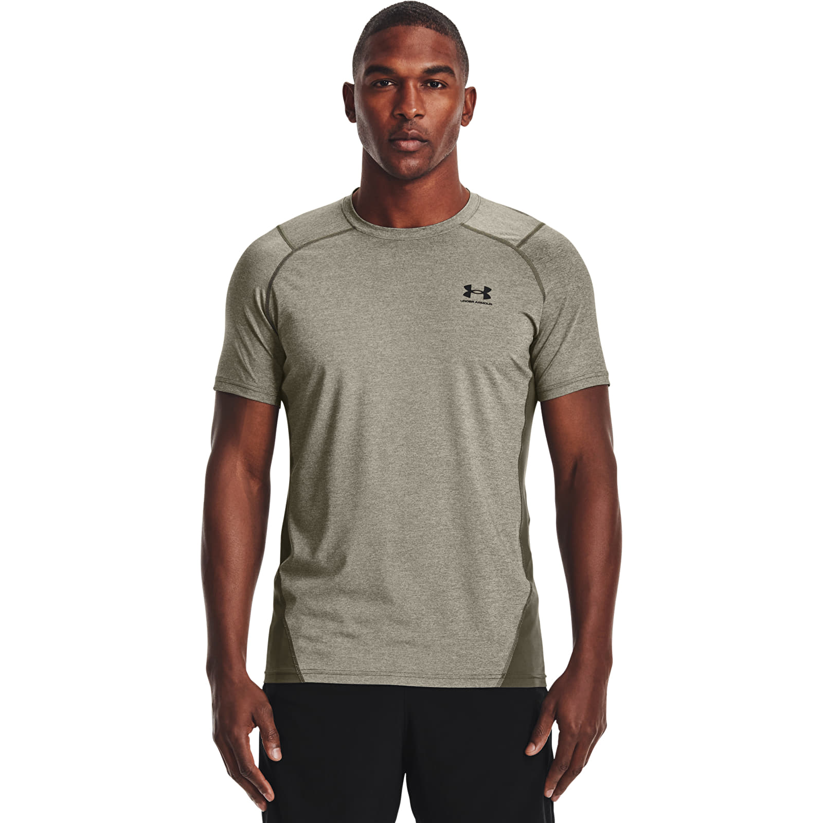 Tričká Under Armour Hg Armour Fitted Ss Green