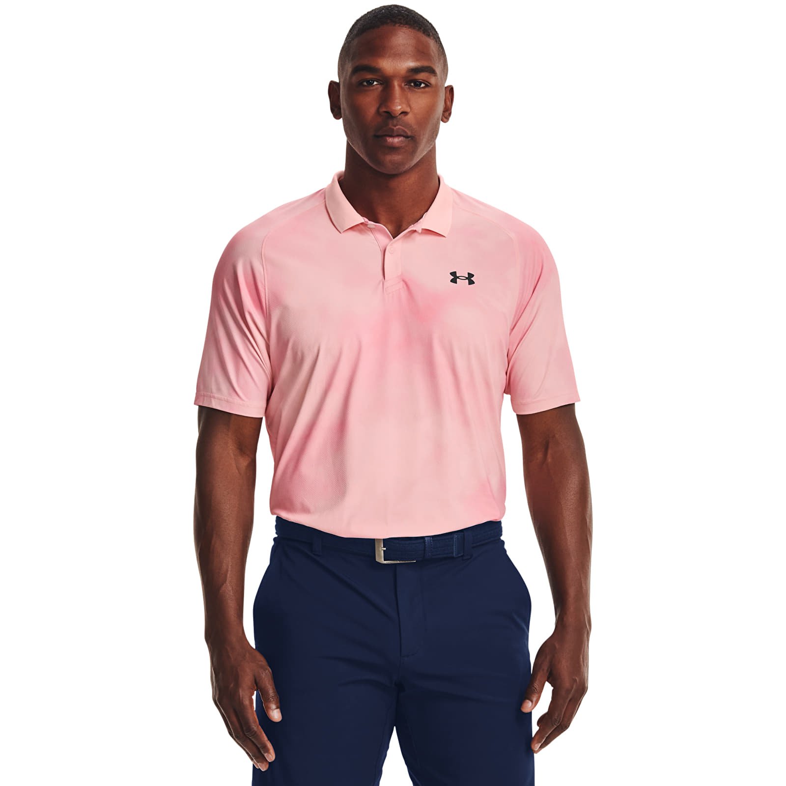 Under armour cheap pink polo