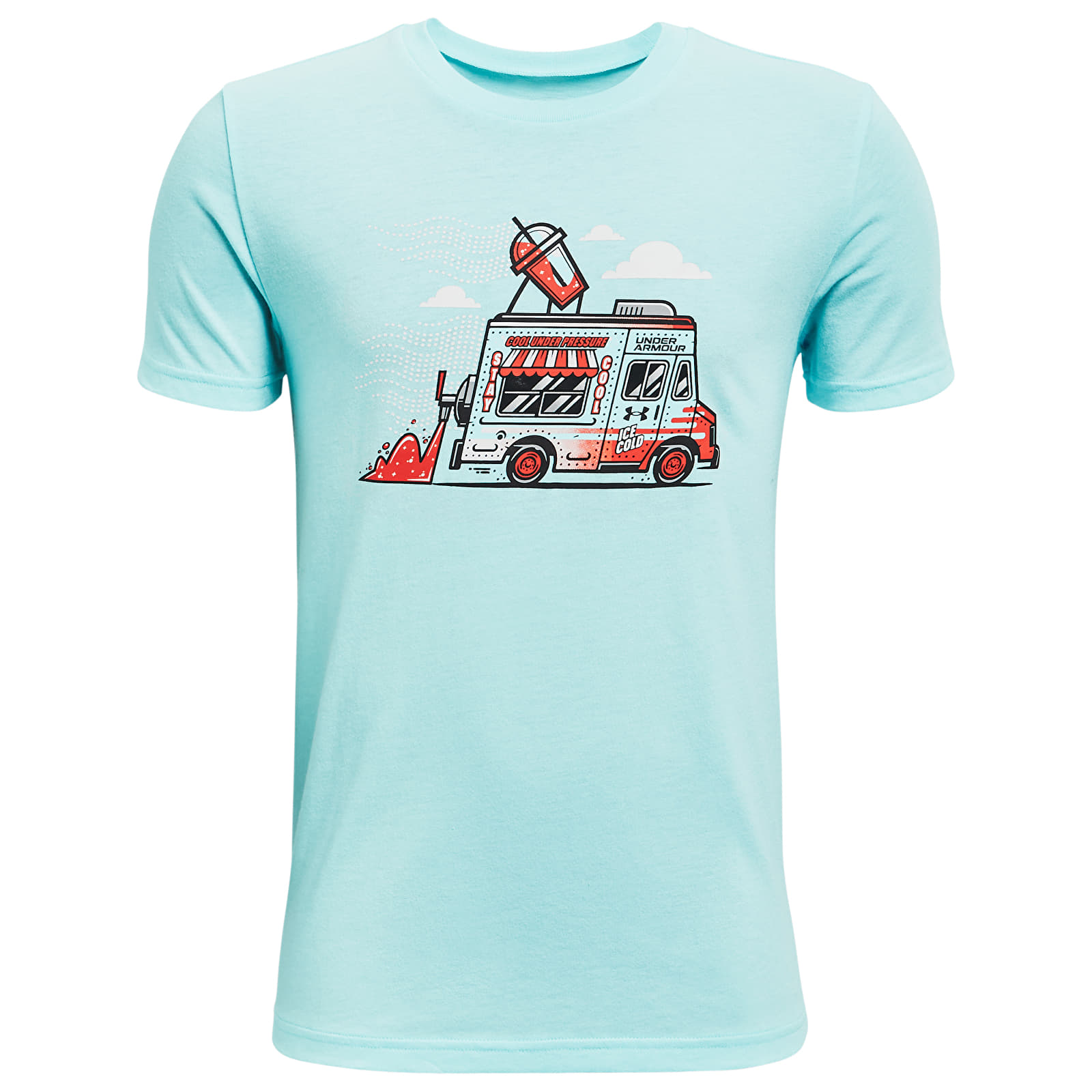 T-Shirts Under Armour Y Sp Ice Cream Trk Ss Blue