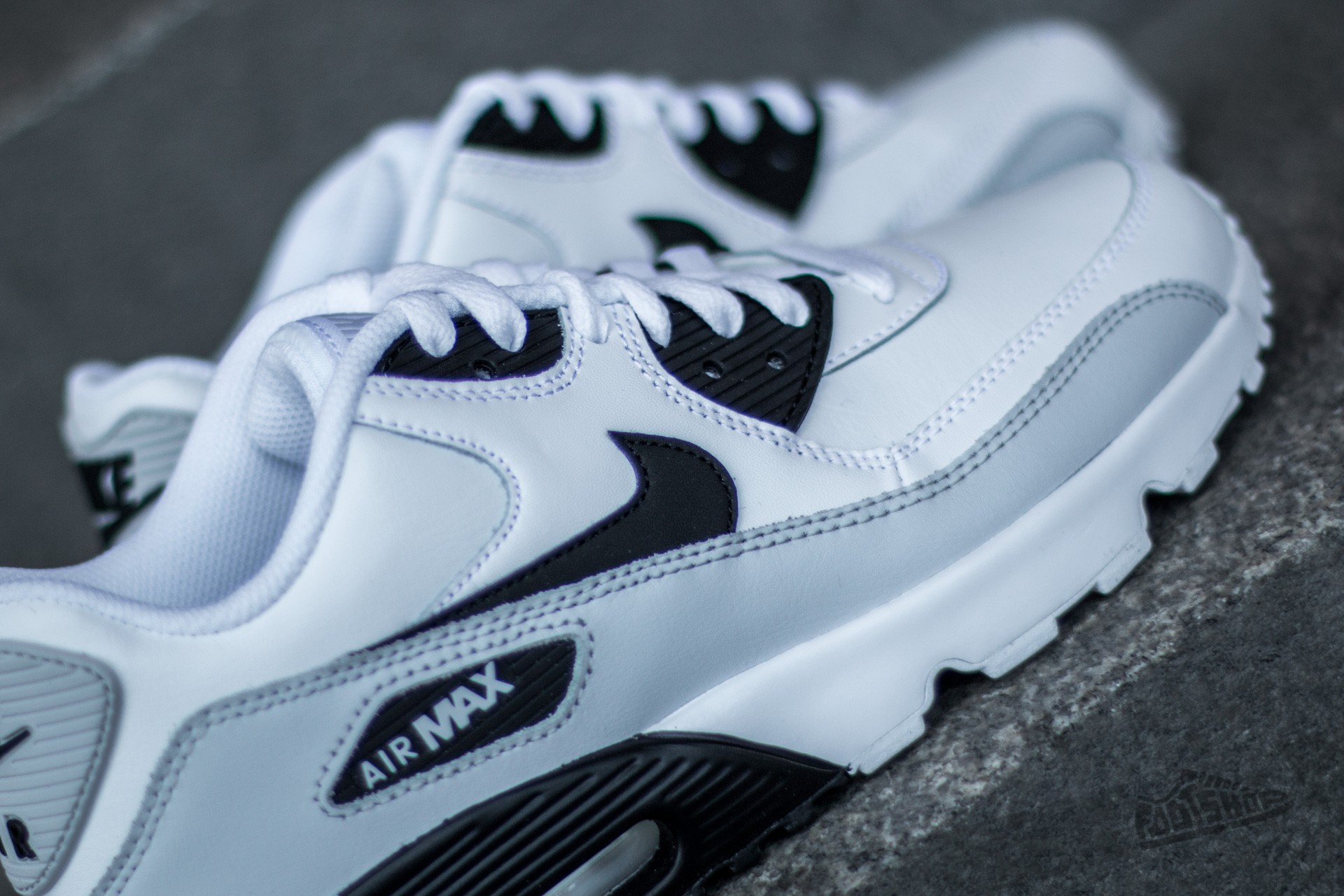 Női cipők Nike Air Max 90 LTR (GS) White/ Black-Pure Platinum-White
