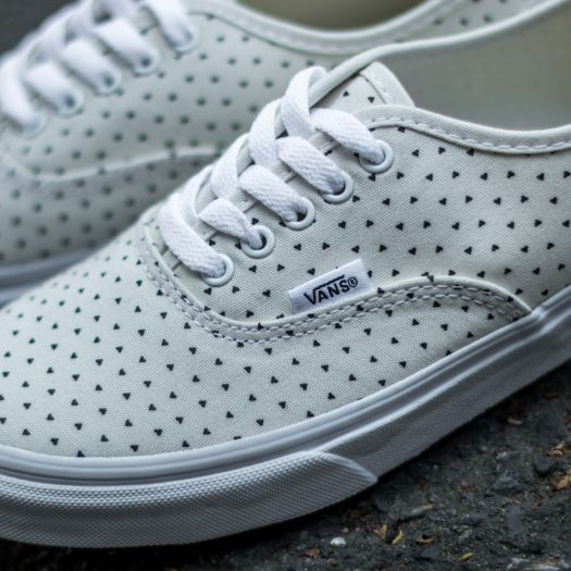 Vans Authentic Slim Micro Hearts Classic White Black