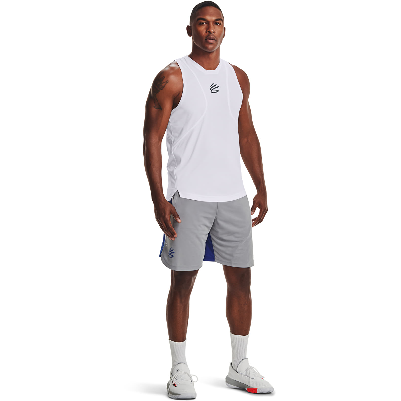 Canotta Under Armour Curry Performance Tank White