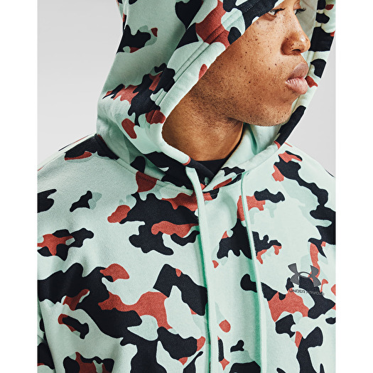 Sudaderas Under Armour Rival Fleece Camo Hoodie Blue Footshop