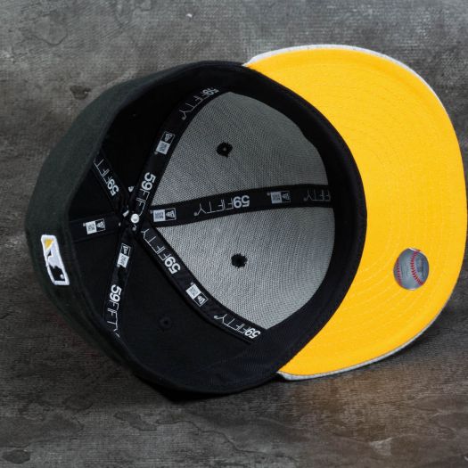 Casquette à Visière Courbée Grise Avec Visière De Couleur Noire MLB Pittsburgh Pirates 47 Brand