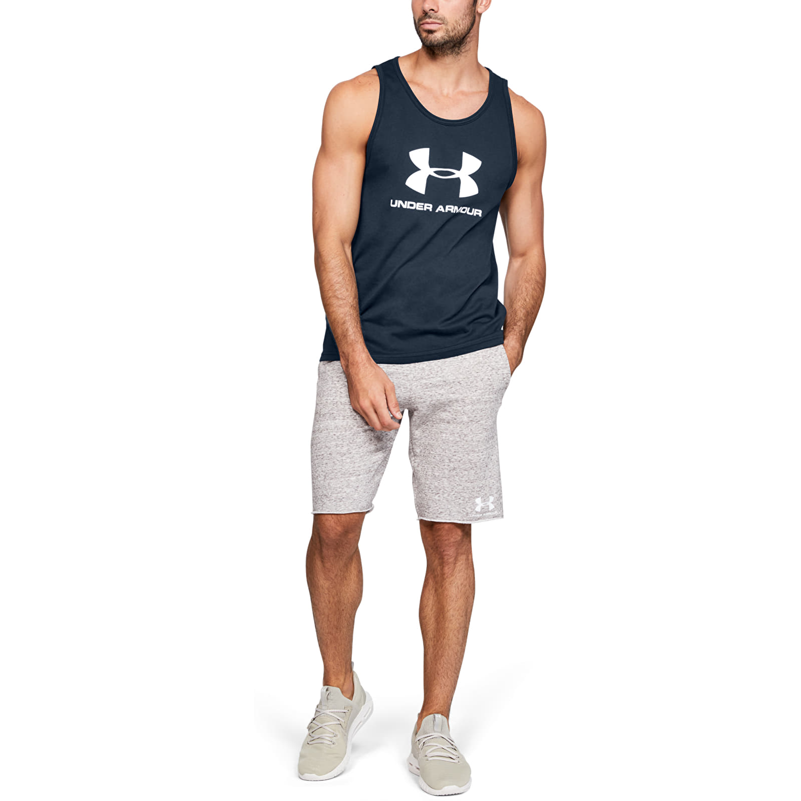 Ujjatlan pólók Under Armour Sportstyle Logo Tank Navy