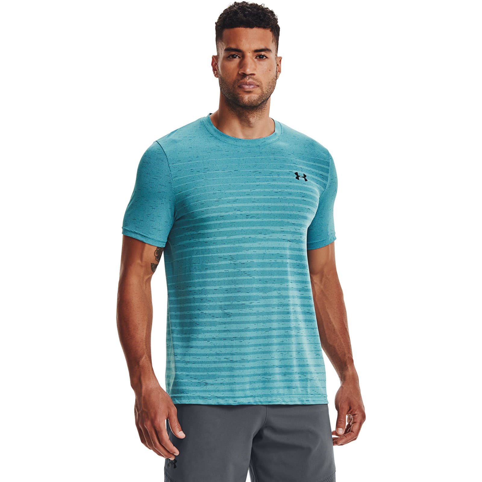 Pólók Under Armour Seamless Fade Ss Blue