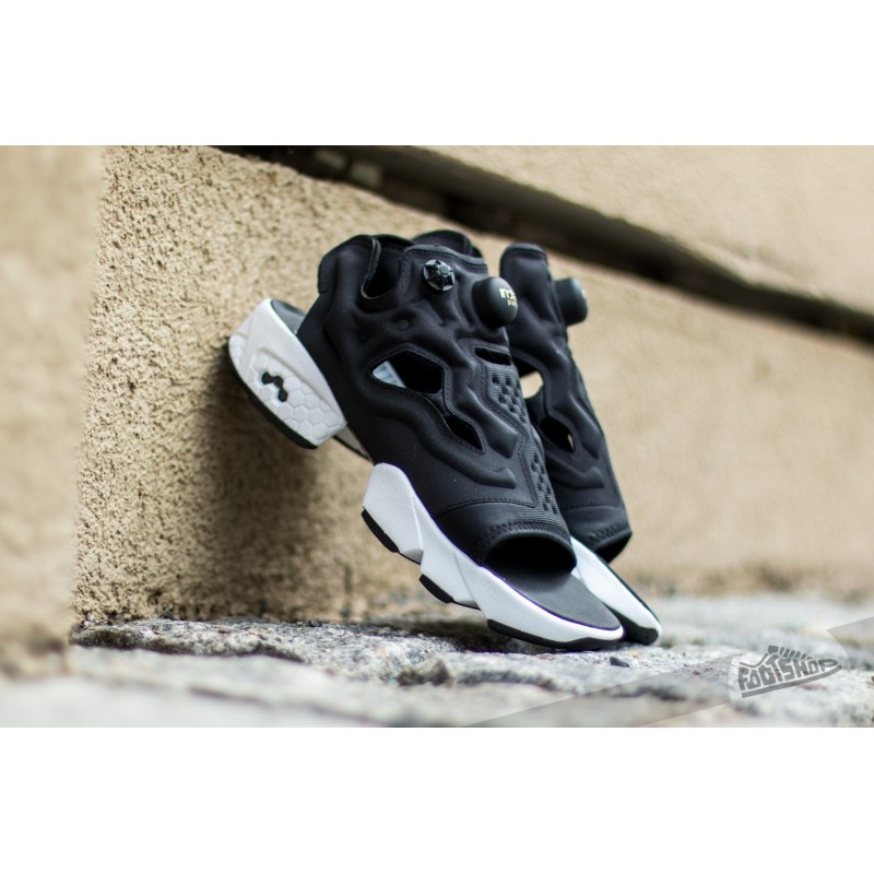 Reebok Instapump Fury Sandal Black/ White/ Gold Metallic | Footshop