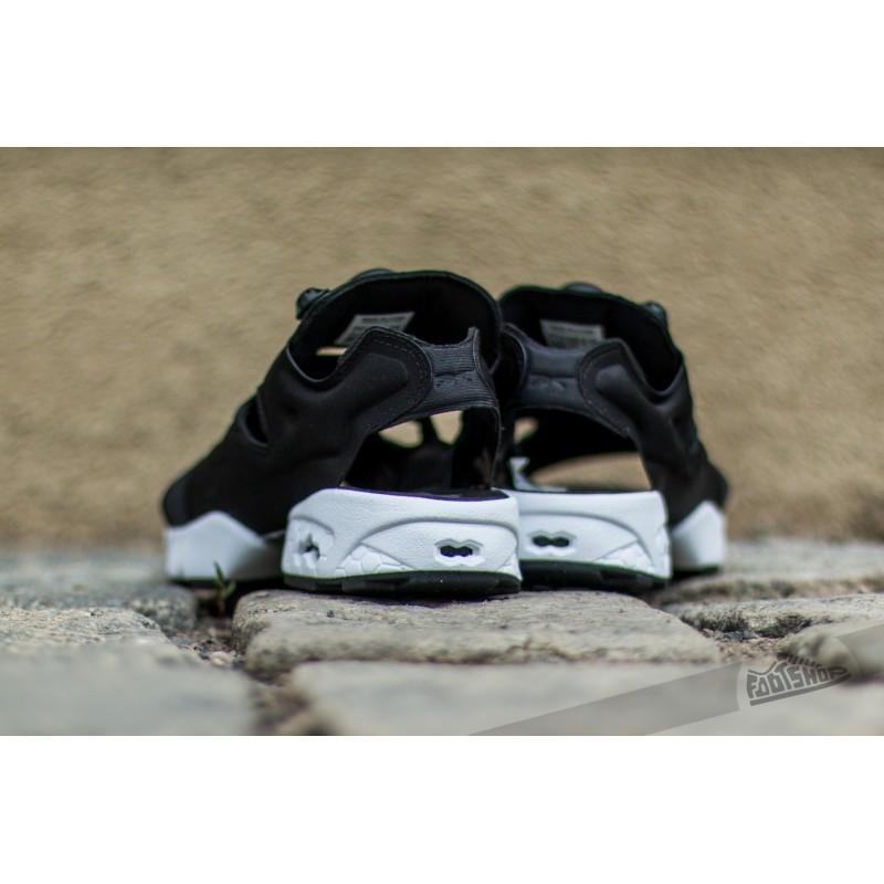 Reebok Instapump Fury Sandal Black/ White/ Gold Metallic | Footshop