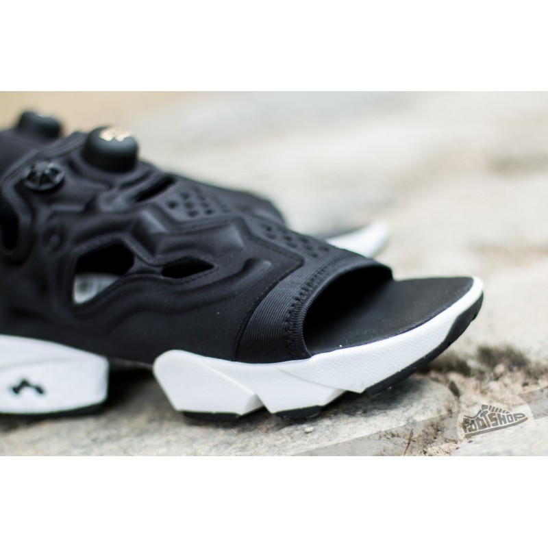 Reebok Instapump Fury Sandal Black/ White/ Gold Metallic | Footshop