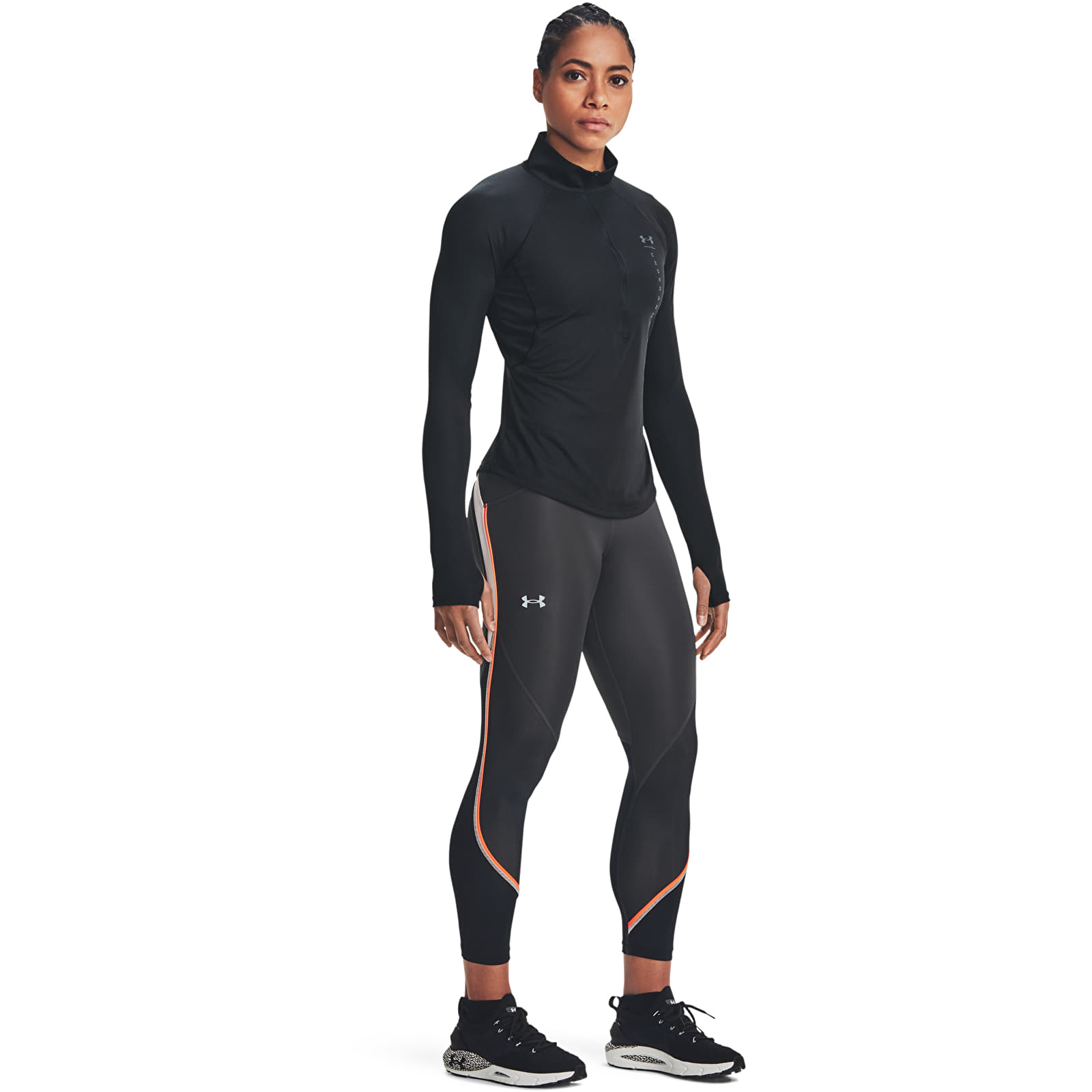 Kelnės Under Armour Fly Fast 2.0 Mesh 7/8 Tgt Grey