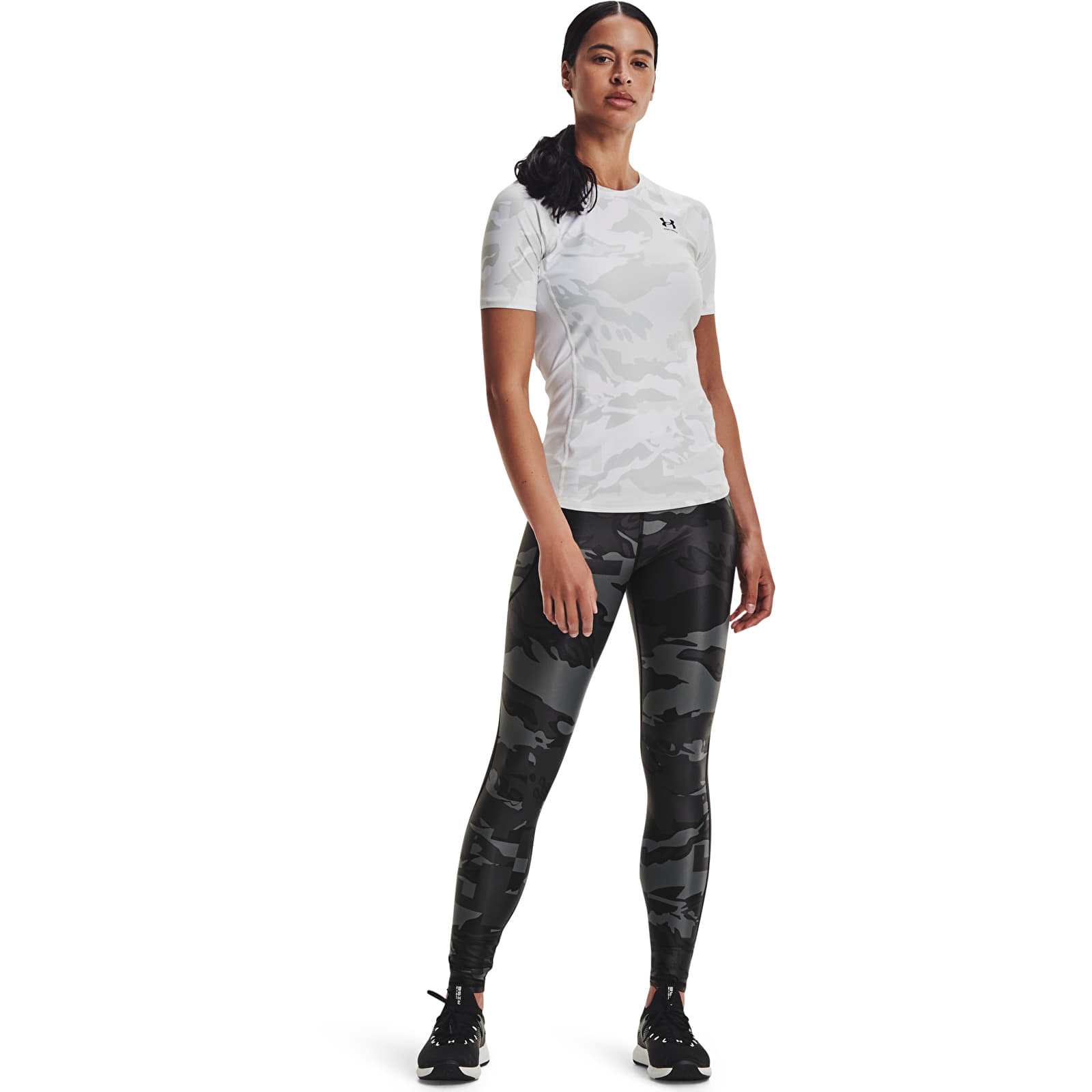 Magliette Under Armour Iso Chill Team Comp Ss White