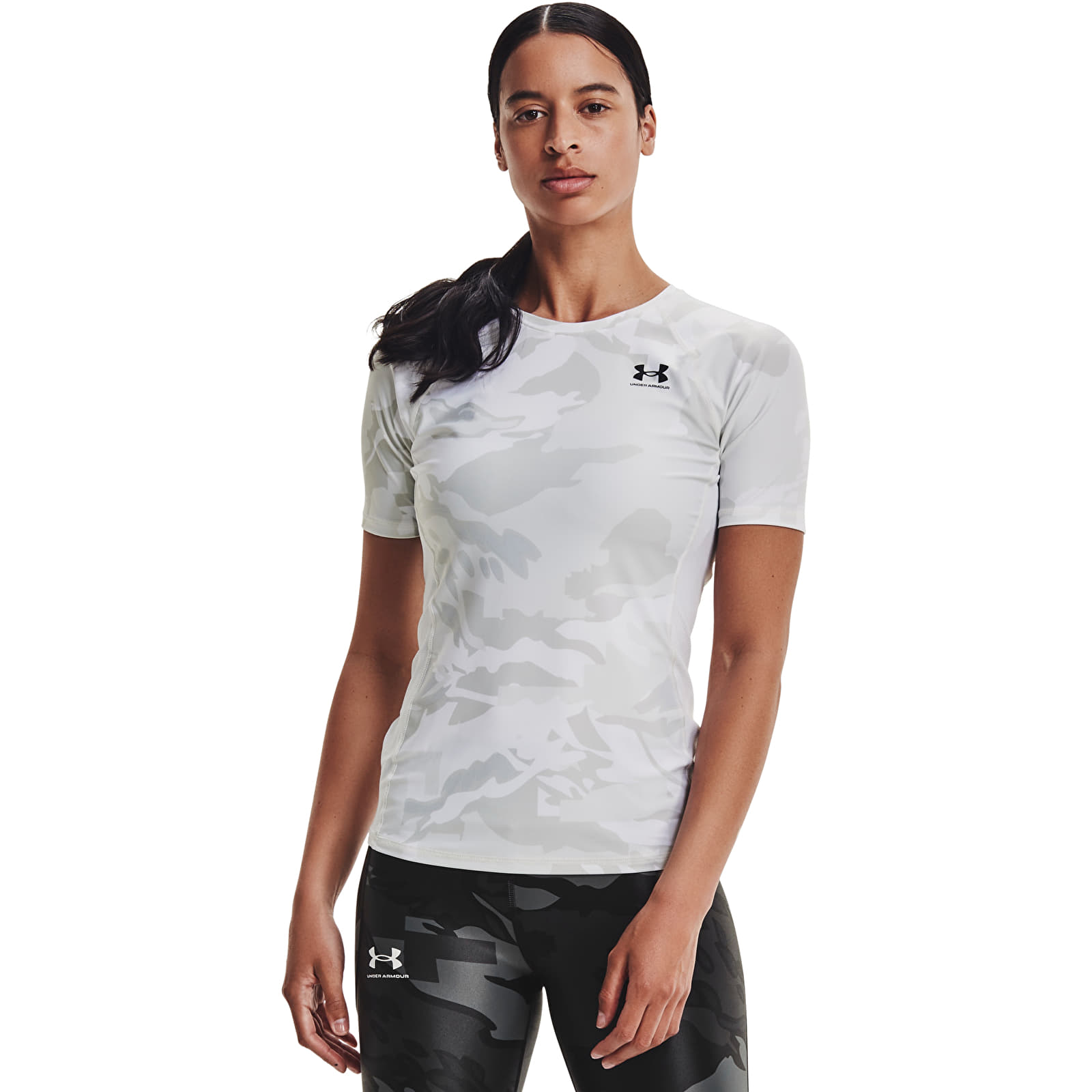 Magliette Under Armour Iso Chill Team Comp Ss White