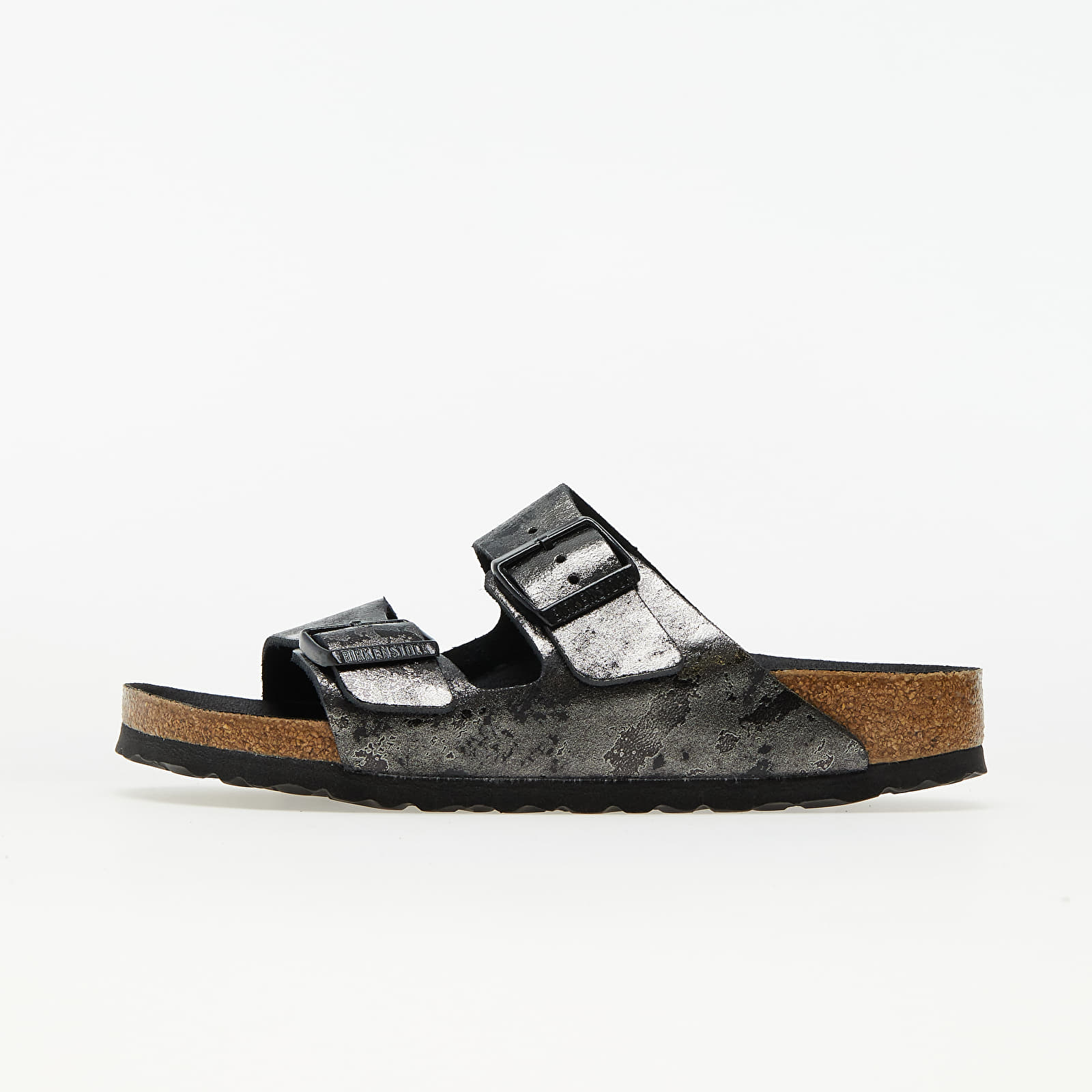 birkenstock arizona vintage metallic black