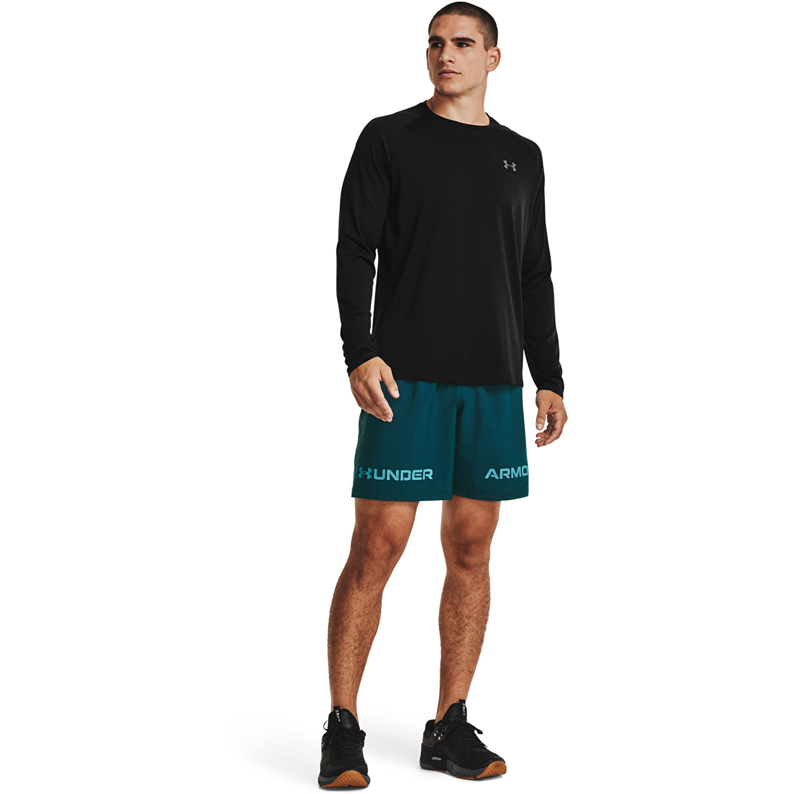 Rövidnadrágok Under Armour Woven Graphic Wm Shorts Blue
