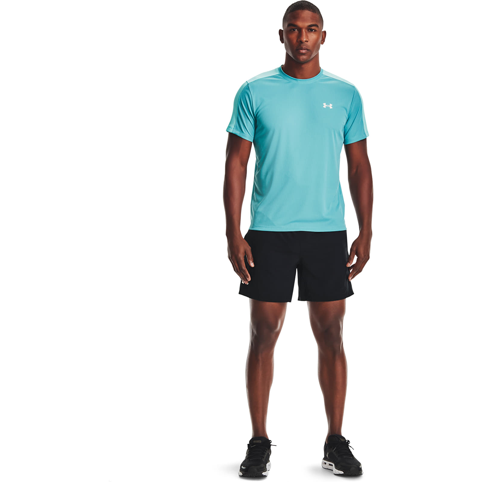 Magliette Under Armour Speed Stride Shorts Sleeve Blue