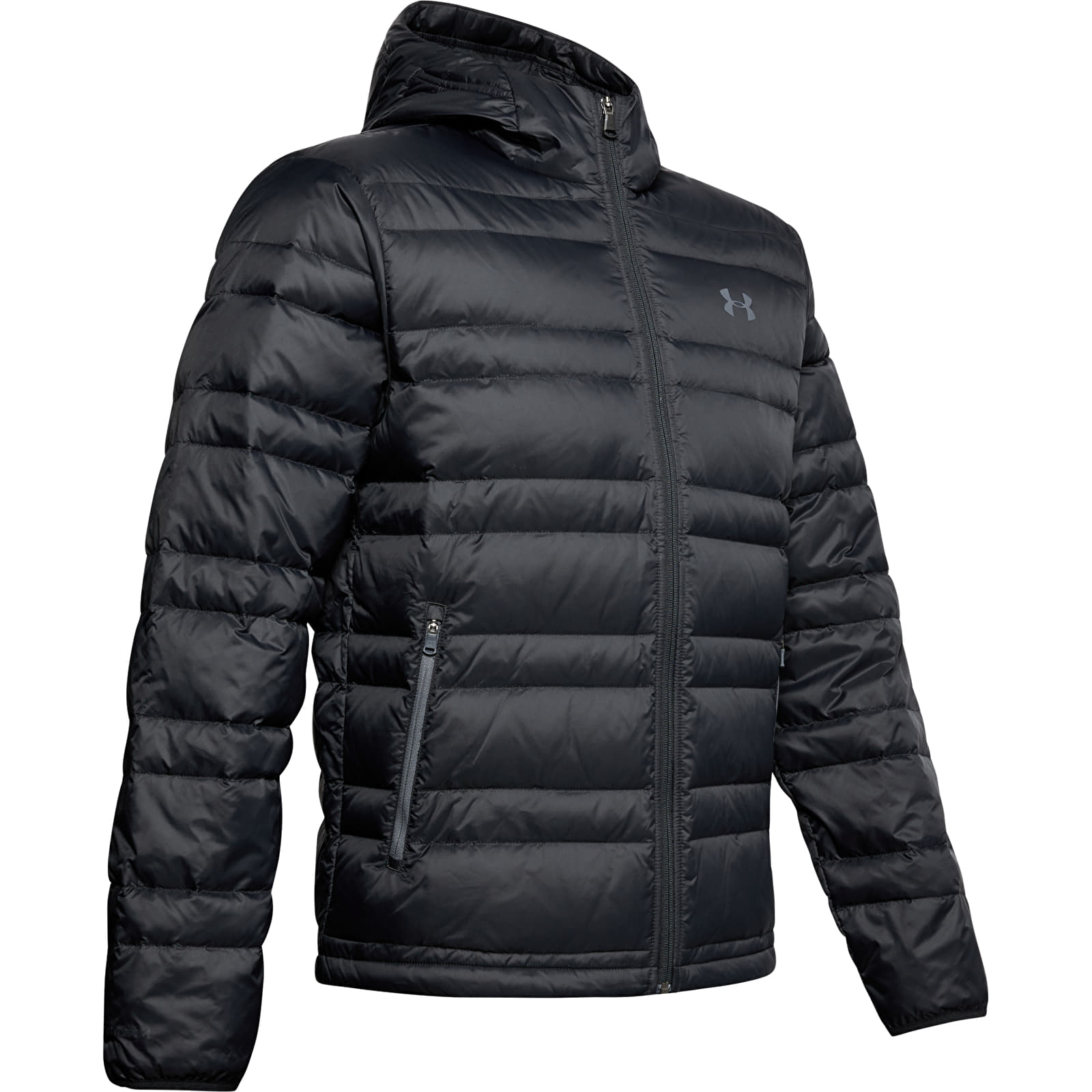Jacken Under Armour Armour Down Hooded Jacket Black/ Pitch Gray