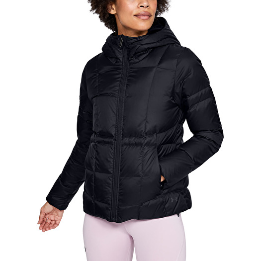 Under armour down hooded jacket on sale