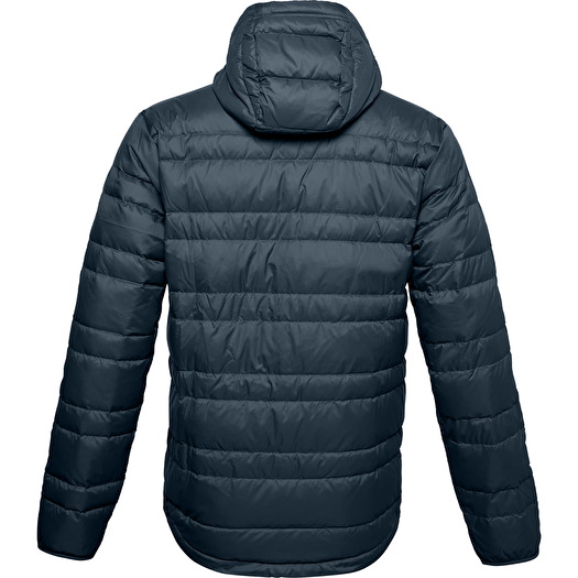 Men's ua armour on sale down hooded jacket