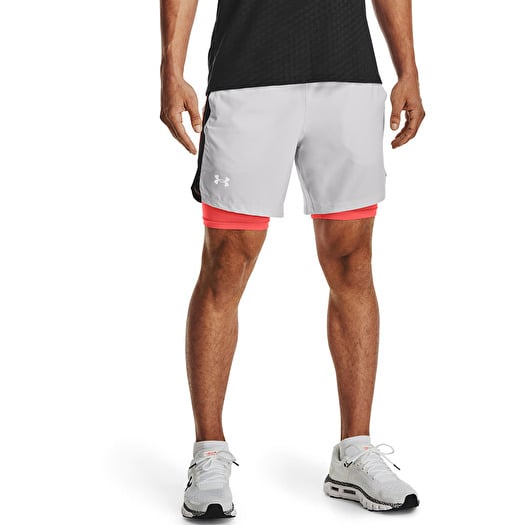 Kratke hla e Under Armour Launch Sw 7 2N1 Shorts Grey Footshop