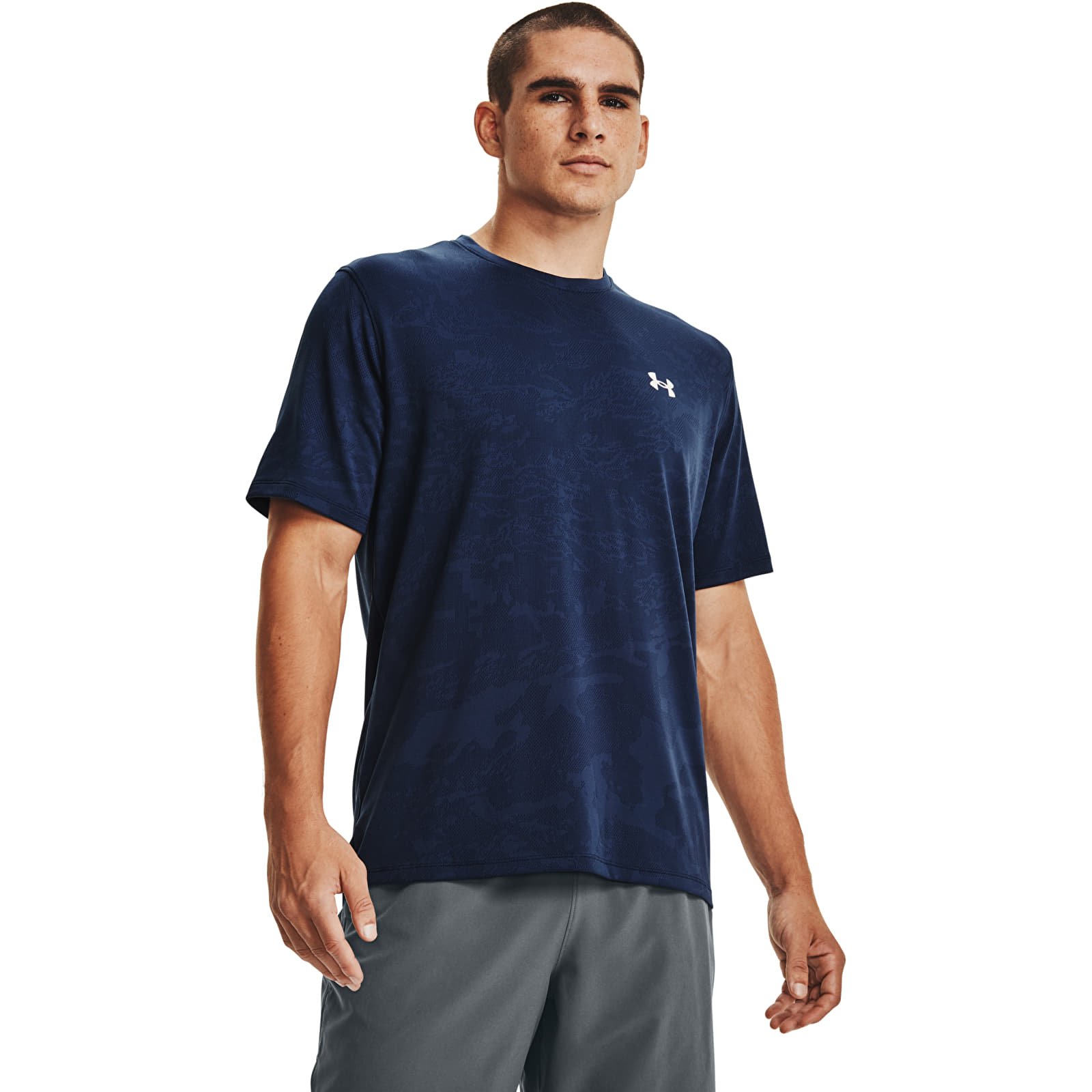 Pólók Under Armour Training Vent Camo Ss Navy