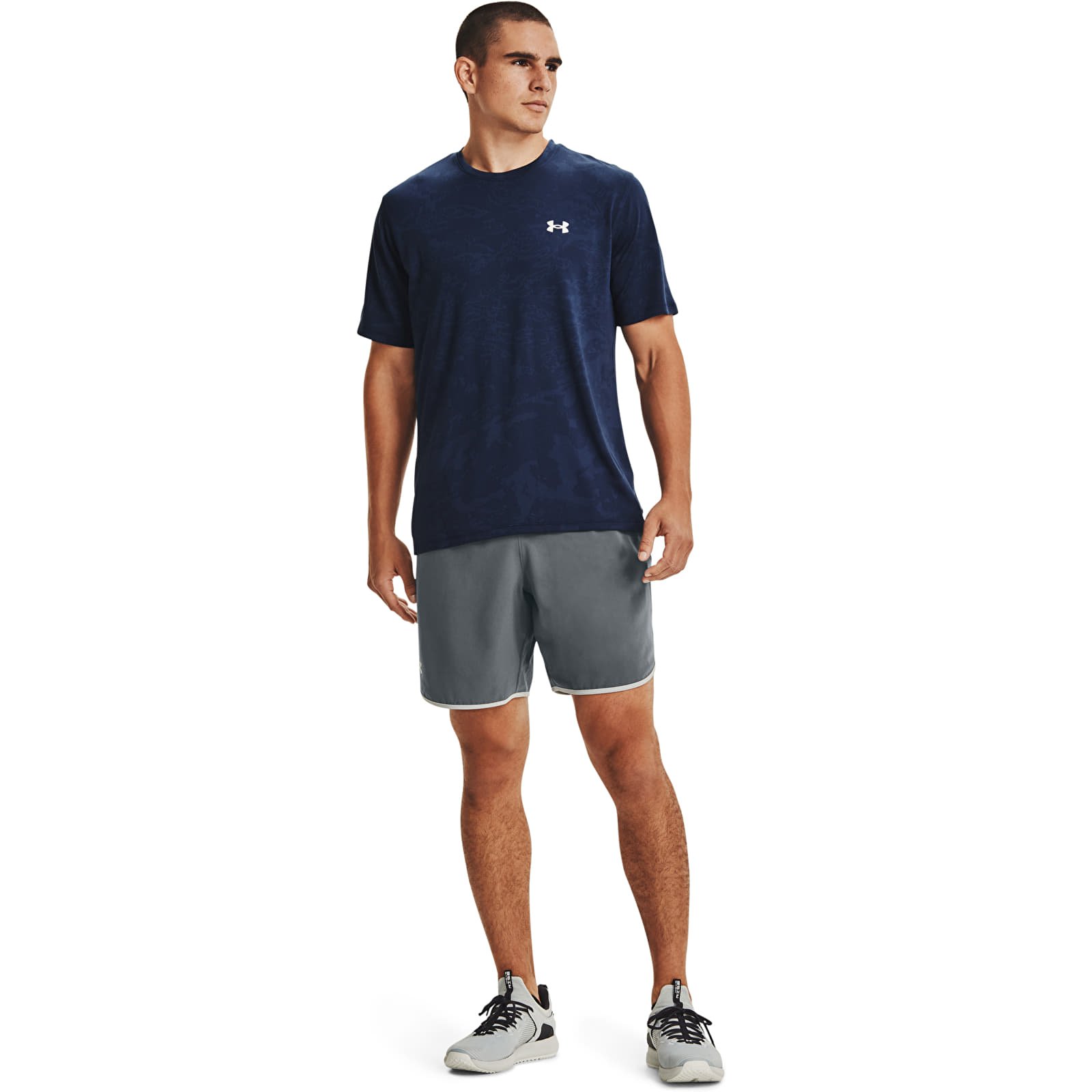 Pólók Under Armour Training Vent Camo Ss Navy