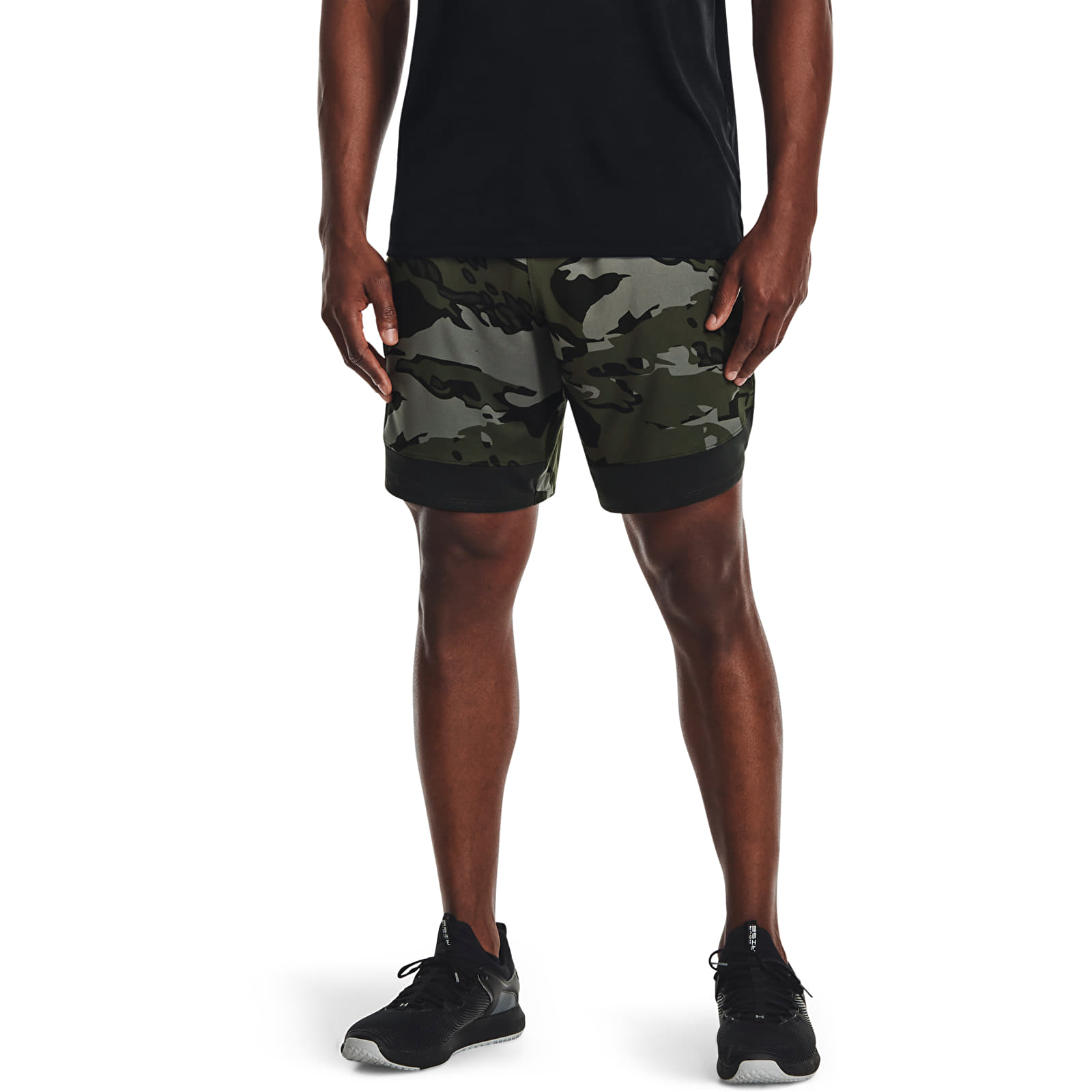 Šortai Under Armour Train Stretch Camo Sts Green